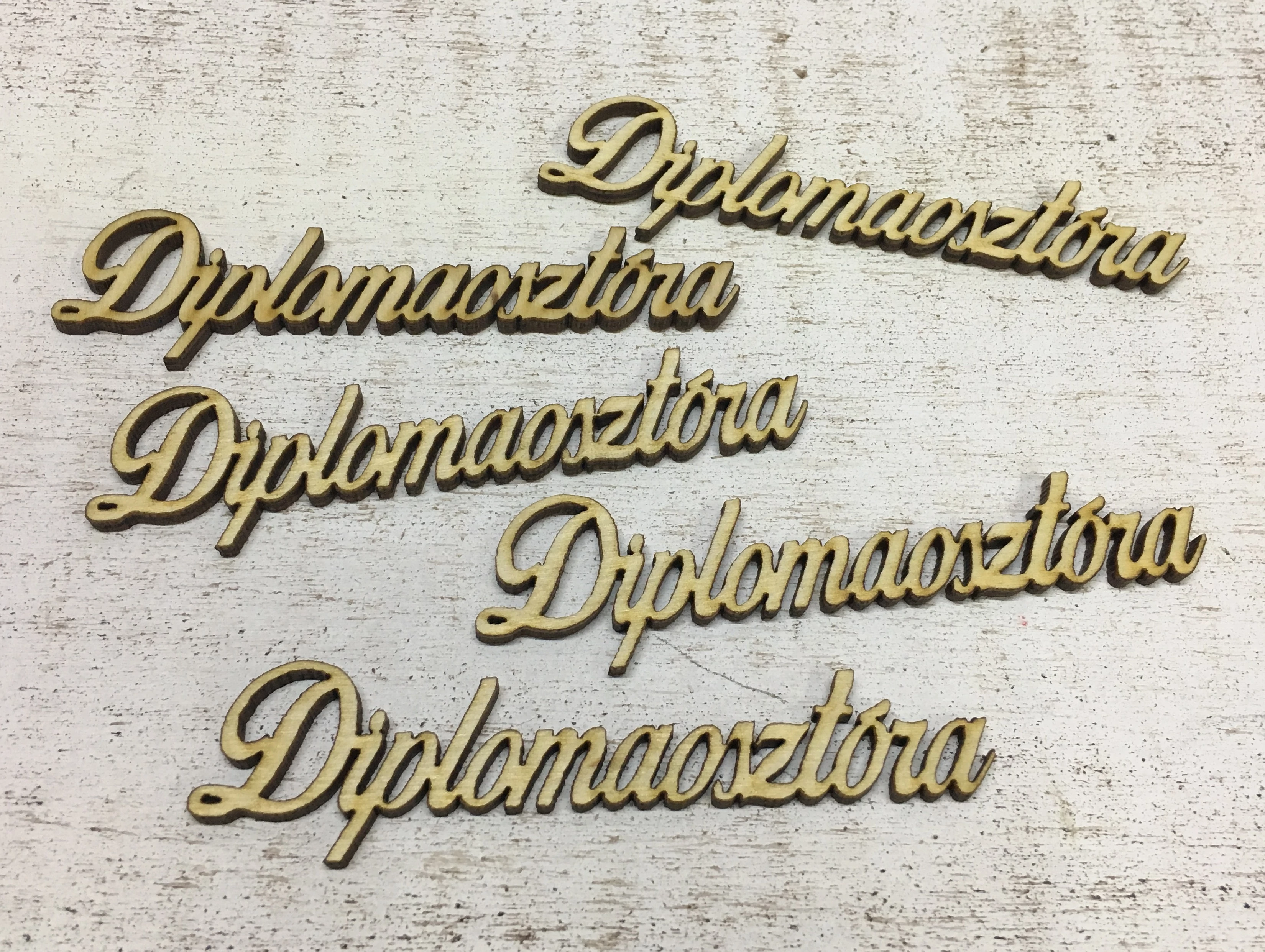 Diplomaosztóra felirat 9,5cm 5db/csomag