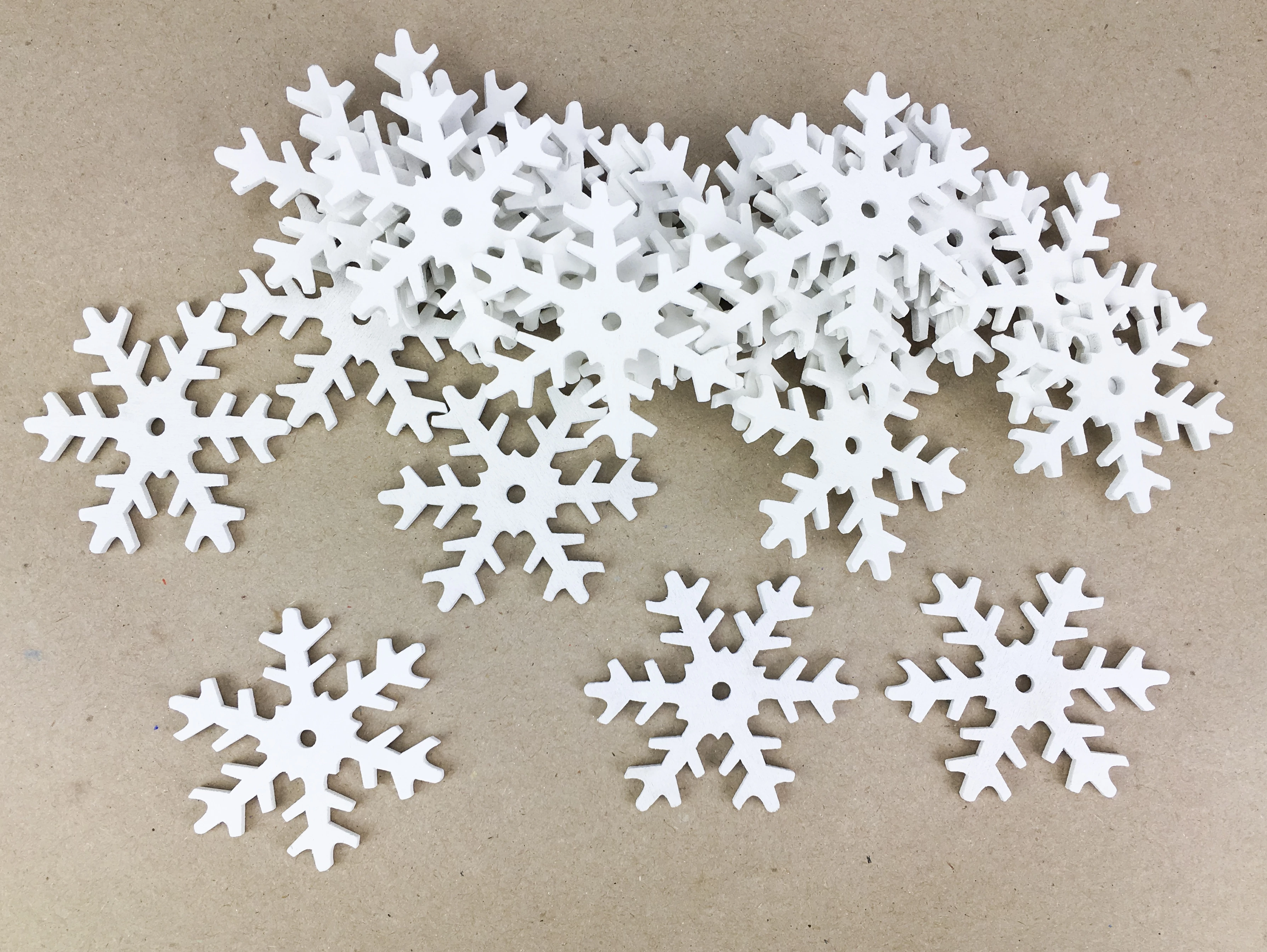 Fehér hókristály 5,5cm 25db/csomag