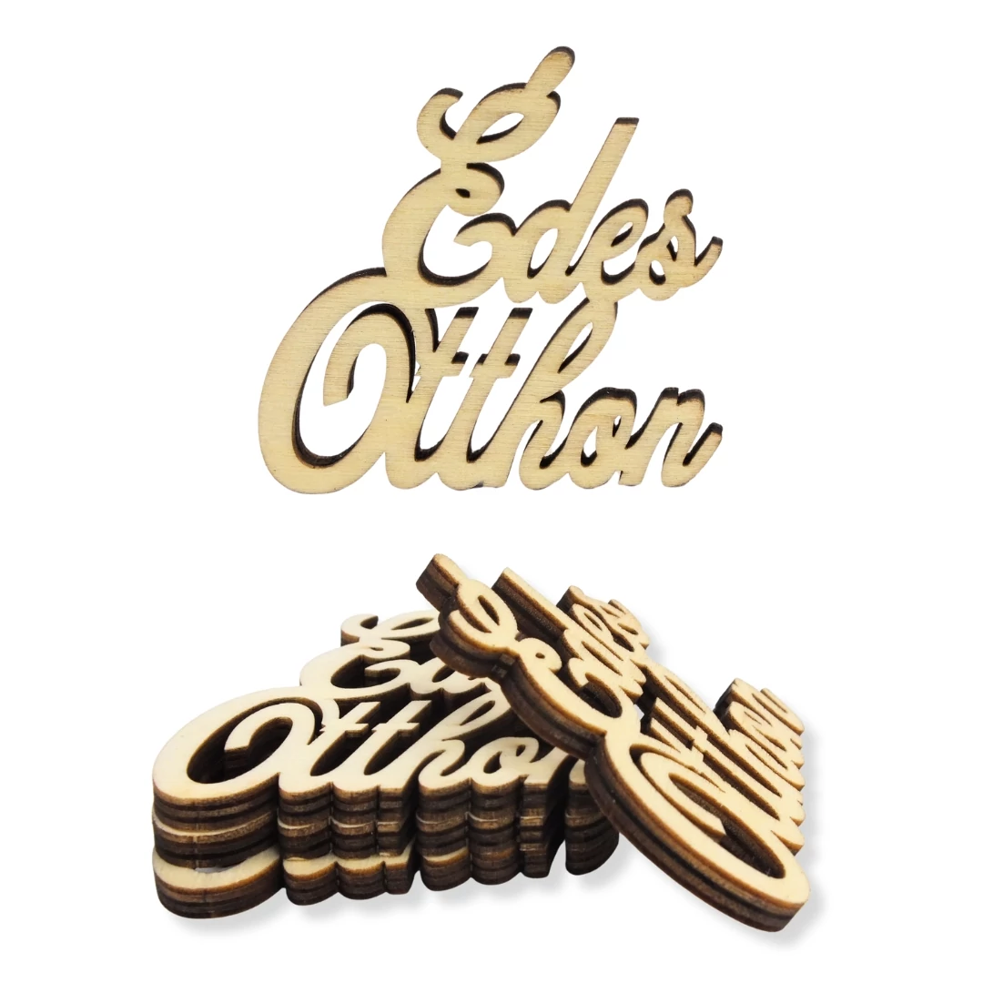 Natúr fa édes otthon felirat 4db/csomag 200/#