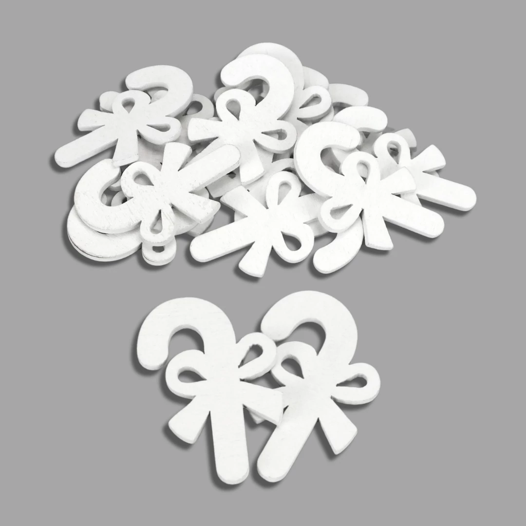 Fehér nyalóka pálcika 5cm 15db/csomag 225/#