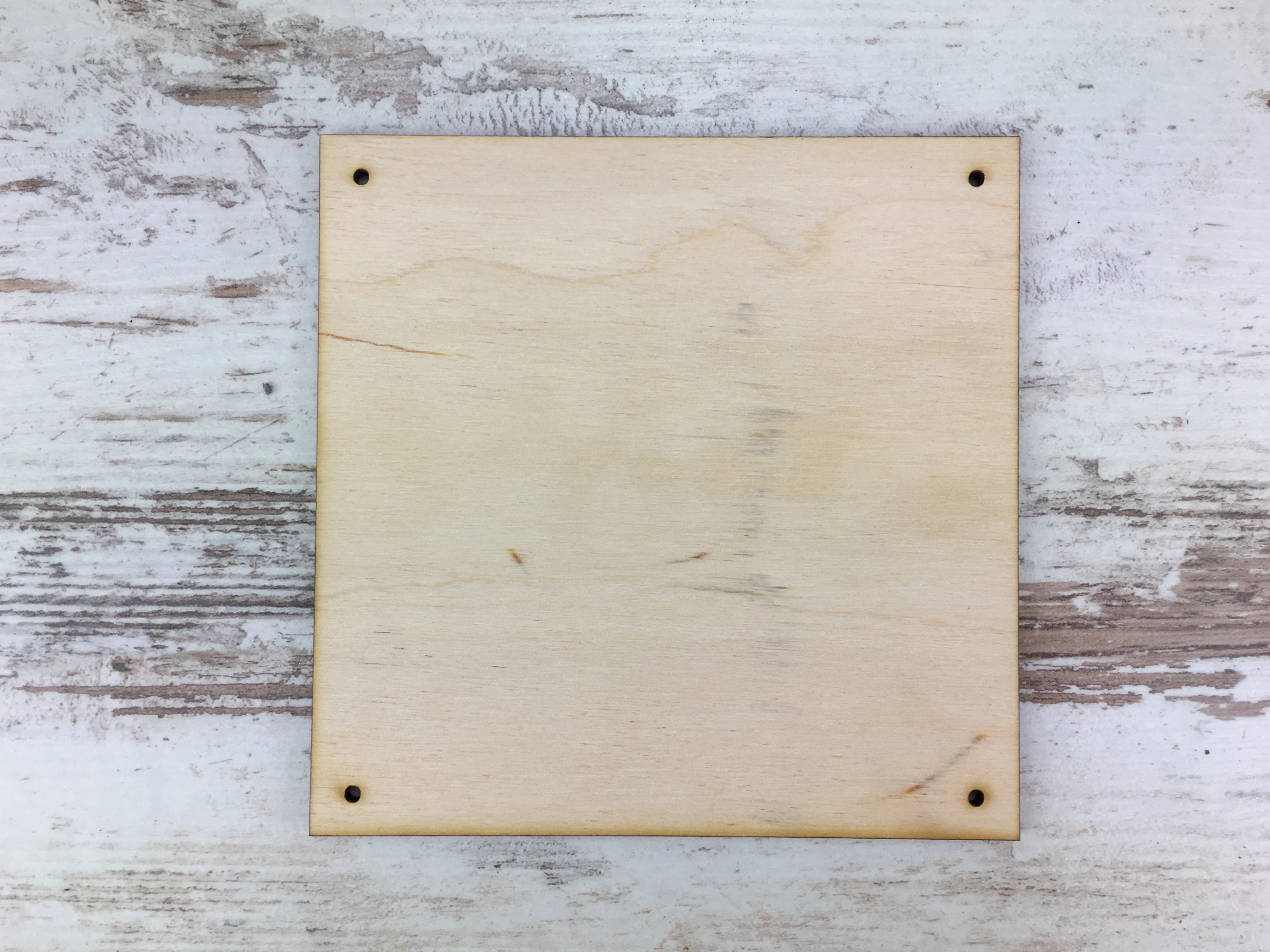 Natúr fa - Kis szalvéta méretű lap 12x12cm