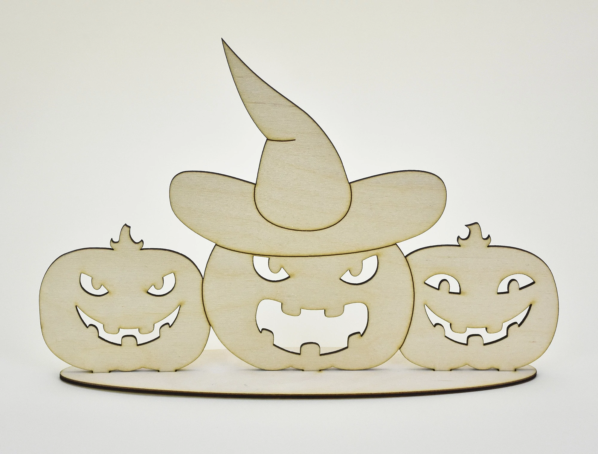 Natúr fa - Talpas Halloween tökök 20x30cm