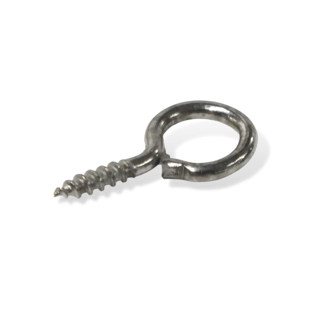 Csavaros akasztó ezüst 7x14mm