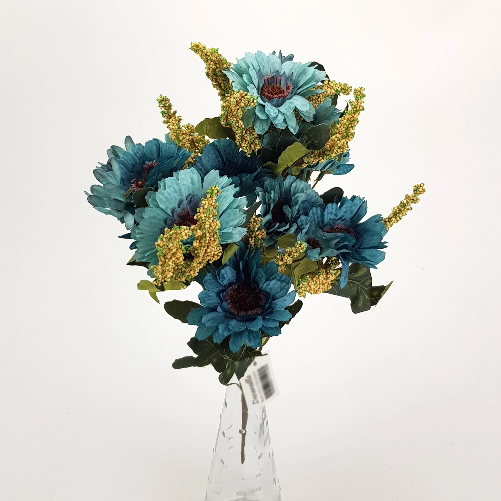 Gerbera csokor ódonkék 300/#